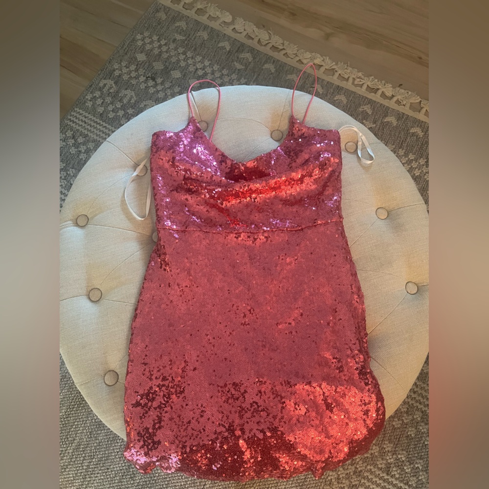 Windsor Pink Sequin Dress (never worn)